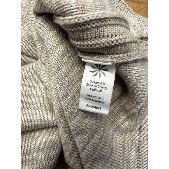 Athleta Tan Long Sleeve Dress Large - Picture 4 of 5